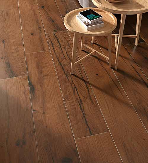 Almar Saddle WoodLook Tile Plank Room View